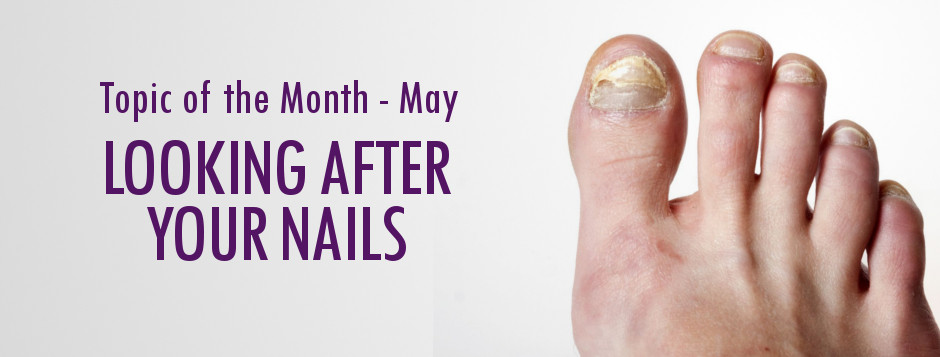 May Looking after your nails banner
