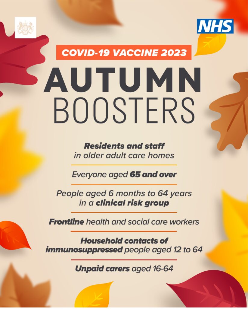 NHS Covid-19 Autumn boosters.